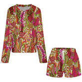 Onei Long Sleeve Top & Shorts Pajama Set